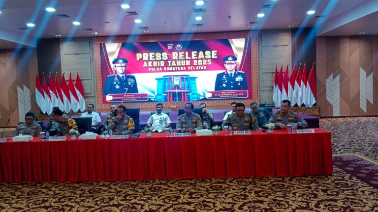 Polda Sumsel: Sepanjang Tahun Ini Kecelakaan Meningkat dan Angka Kriminal Menurun