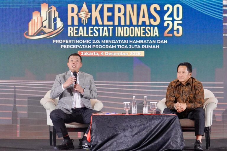 Rakernas REI 2025, Menteri Nusron Wahid Ajak Pelaku Industri Perumahan Tak Lagi Manfaatkan Lahan LP2B