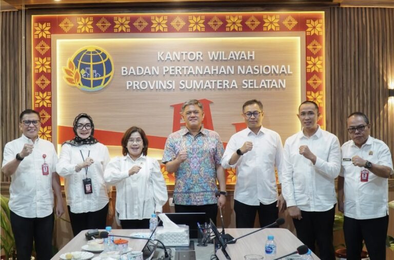 Inspek Wilayah III Kementerian ATR/BPN Kunjungi BPN Sumsel