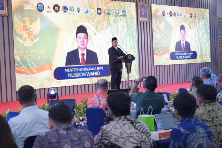Pesan Menteri Nusron Wahid Saat Pembukaan Rakornas Reforma Agraria: Tidak Ada Arahan Khusus, Koordinasikan dengan Baik