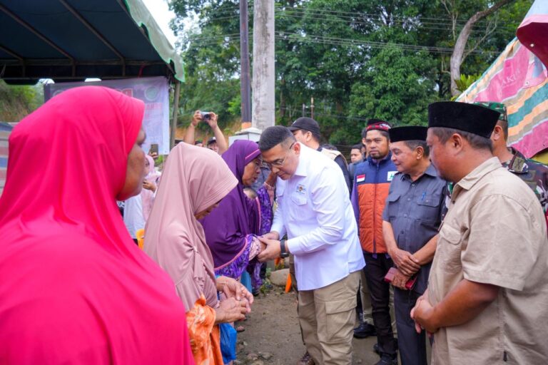 Wamen Ossy Dermawan Terjun Lokasi Bencana di Sumut: Serahkan Bantuan dan Dengarkan Cerita Warga