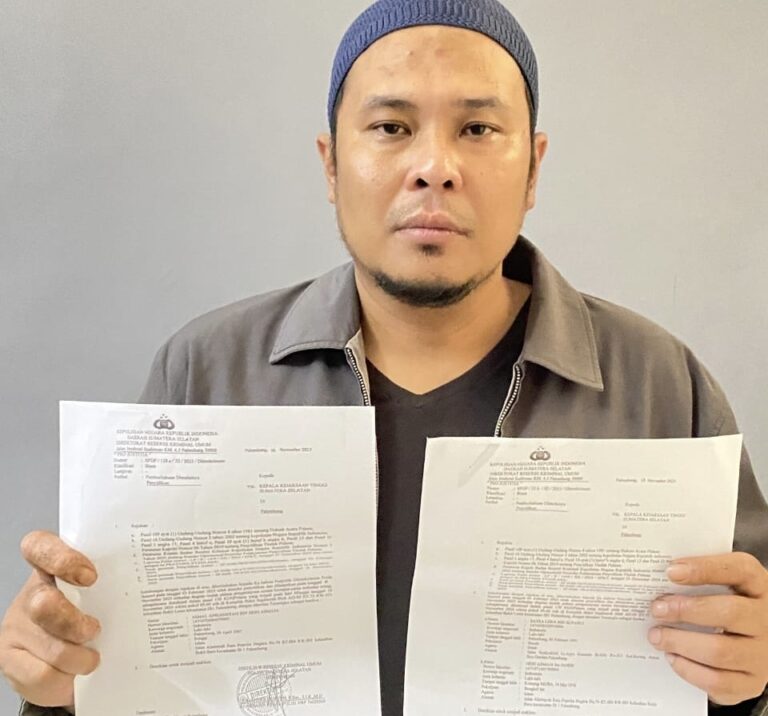 Terlapor Sudah Jadi Tersangka Tapi Belum Ditahan, Korban Minta Bantuan Kapolda Sumsel