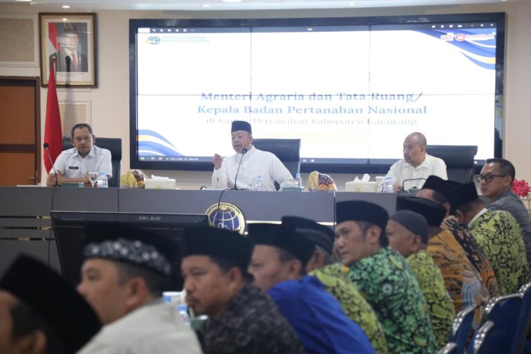 Menteri Nusron Wahid Ingin Tokoh Keagamaan Aktif dalam Penyelesaian Sertipikasi Tanah Wakaf