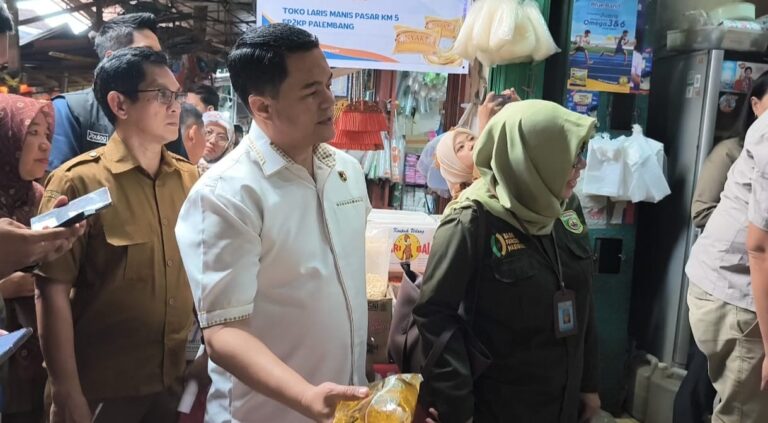 Sidak Sejumlah Pasar, Polda Sumsel: Harga Sembako Stabil dan Stok Aman
