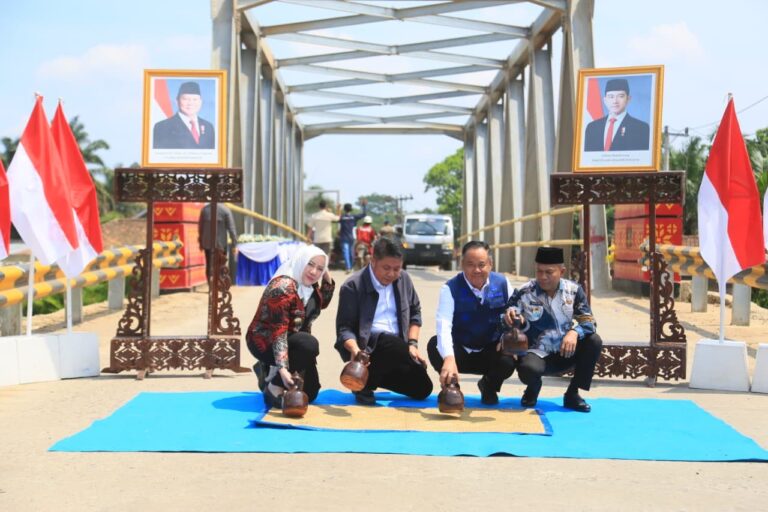 Herman Deru Resmikan Serentak Pembangunan 17 Jembatan di Sumsel