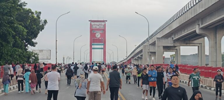 Uji Coba CFD Palembang yang Kedua Sukses, Arus Lalu Lintas Terkendali