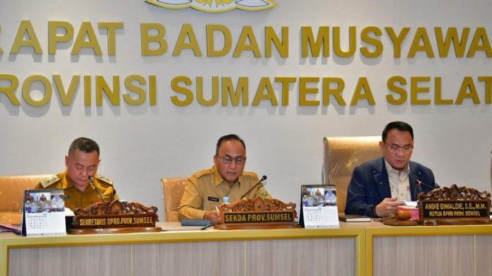 Ketua DPRD Sumsel Pimpin Rapat Banmus, Matangkan Agenda Kerja Dewan