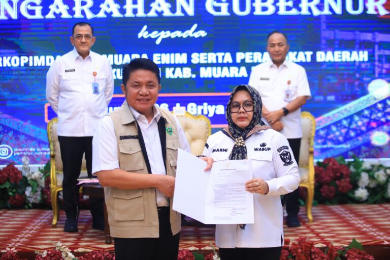 Wabup Sumarni Resmi Jadi Plt Bupati Muara Enim