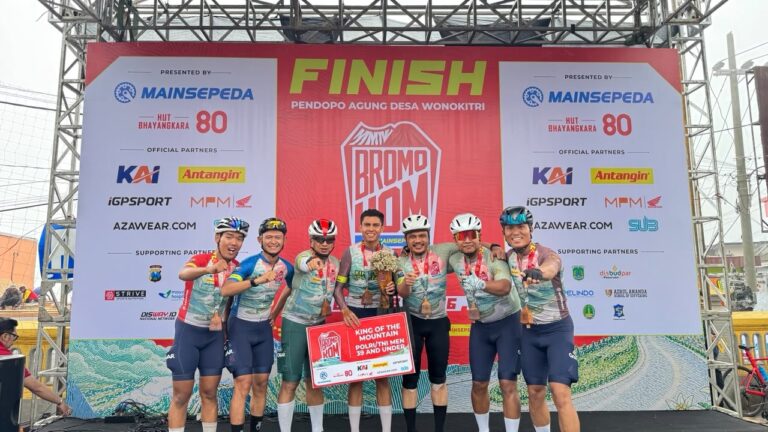 Personel Polda Sumsel Juara di Ajang Internasional Bromo KOM 2026