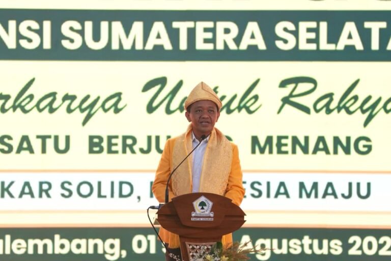 Bahlil Lahadalia Hadiri Musda XI Golkar Sumsel, Andie Dinialdie Terpilih Jadi Ketua DPD