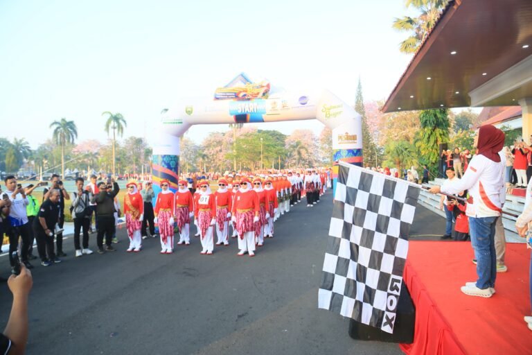 43 OPD Pemprov Sumsel Ikuti Gerak Jalan Semarakkan HUT ke-81 RI