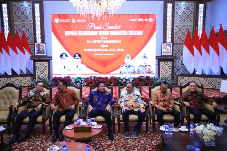 Pisah Sambut Kajati Sumsel di Griya Agung Palembang